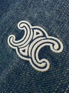 2026 Women's GS Logo Flared Denim Jeans (EE427)
