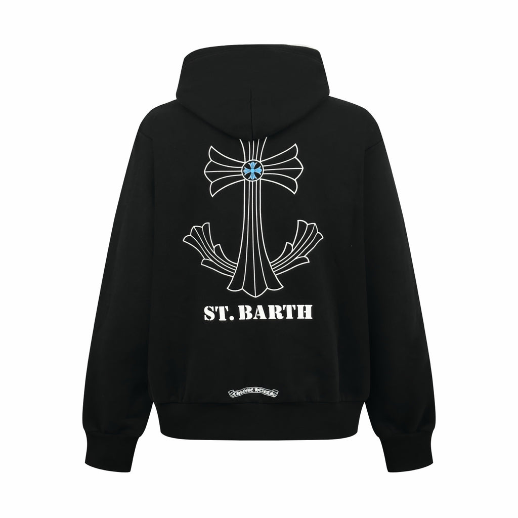 2026 Women's GS Cross-Design Printed Hooded Sweatshirt (DD158)