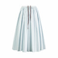 2026 Women's GS Triangle Pattern Pleated Long Dress (FF770)