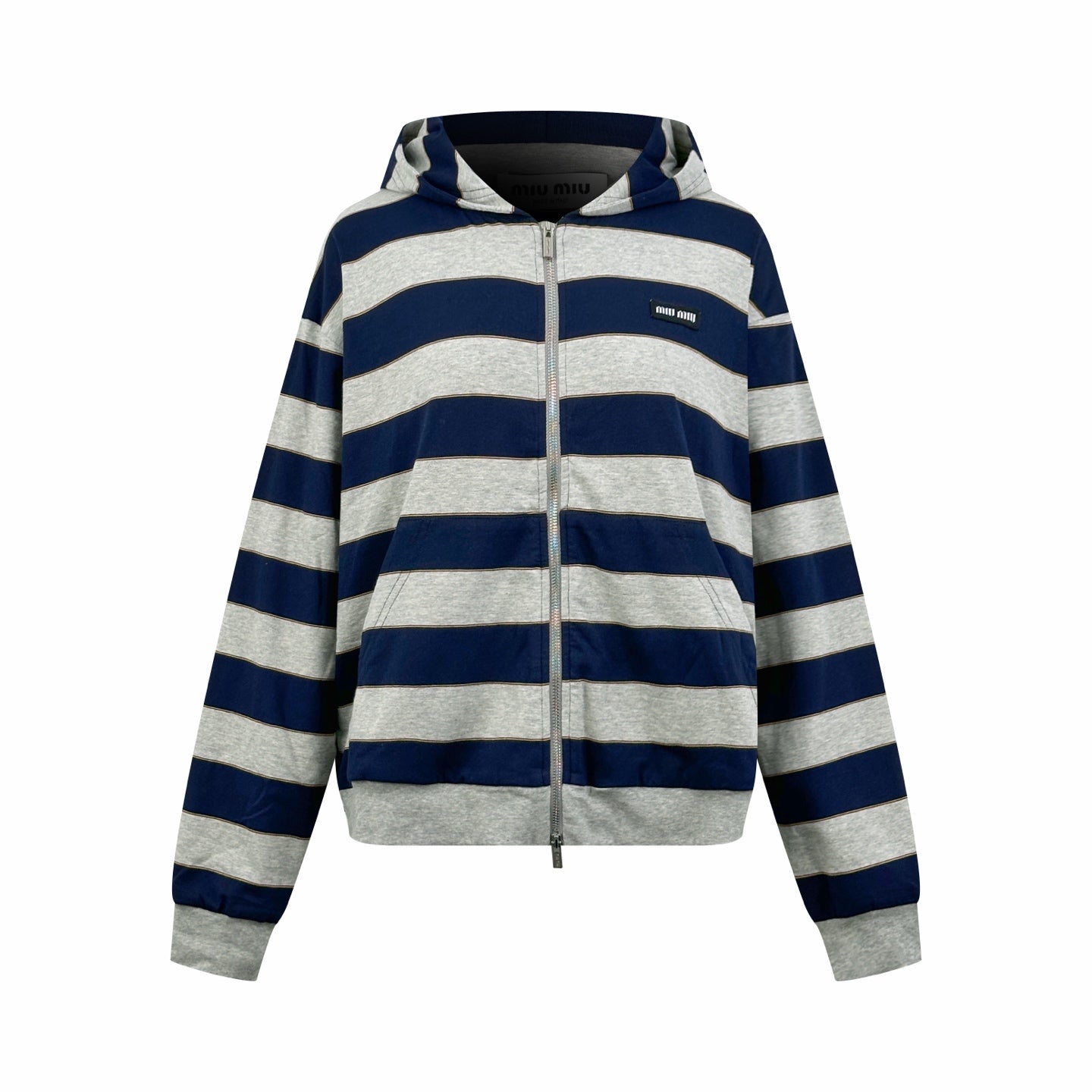 2026 Women's GS Logo Striped Hooded Coat (DD155)