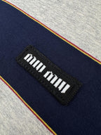 2026 Women's GS Logo Striped Hooded Coat (DD155)