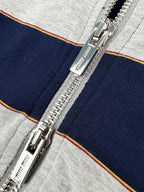 2026 Women's GS Logo Striped Hooded Coat (DD155)