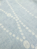 2026 Women's GS Logo Washed Denim Pearl Shirt (FF805)