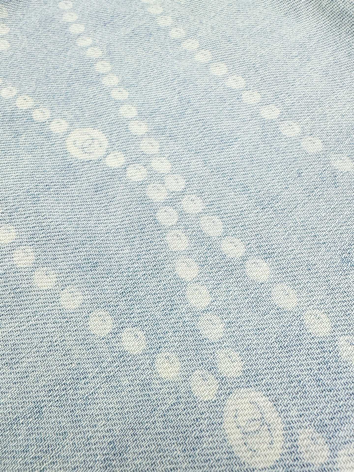 2026 Women's GS Logo Washed Denim Pearl Shirt (FF805)