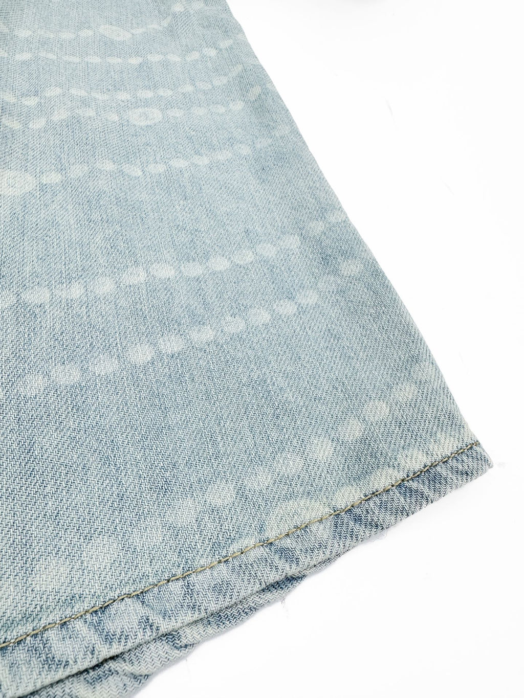 2026 Women's GS Logo Washed Denim Pearl Shirt (FF805)