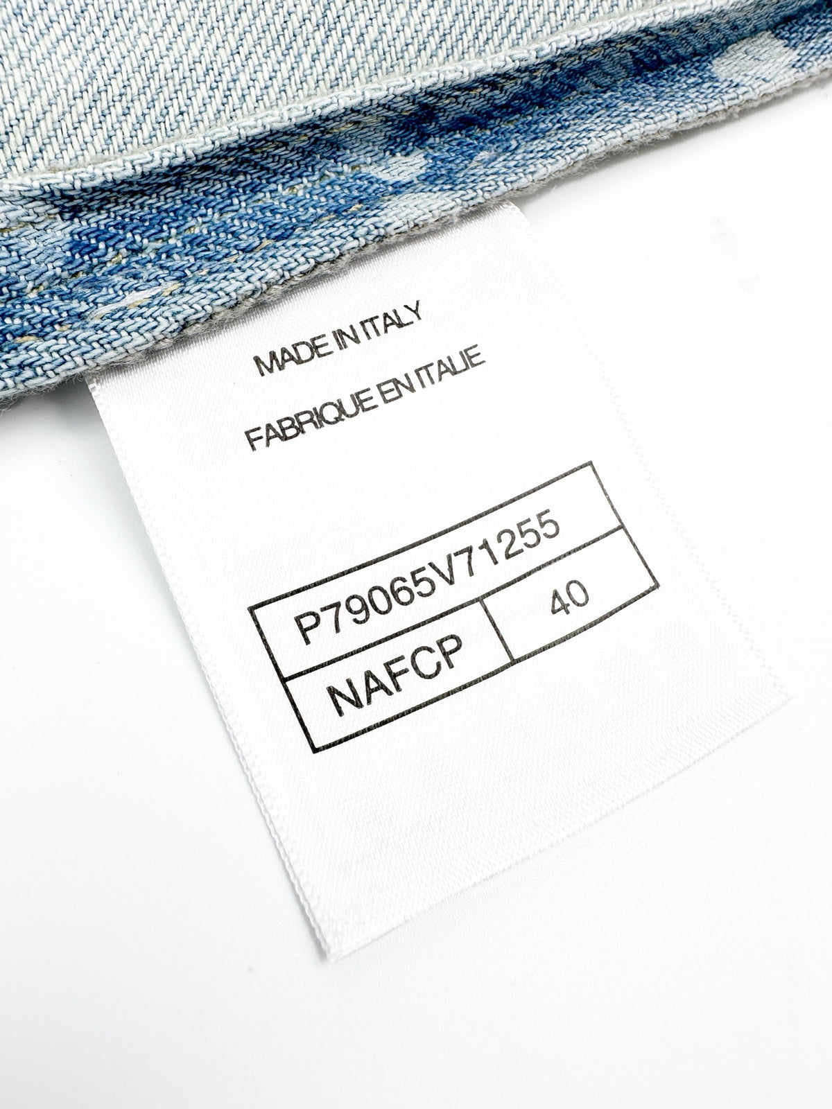 2026 Women's GS Logo Washed Denim Pearl Shirt (FF805)