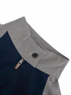 2026 Women's GS Logo Check Pattern Zip-Up Coat (FF797)