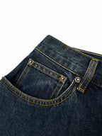 2026 Women's GS Leather Asymmetric Jeans (DD178)