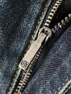 2026 Women's GS Leather Asymmetric Jeans (DD178)