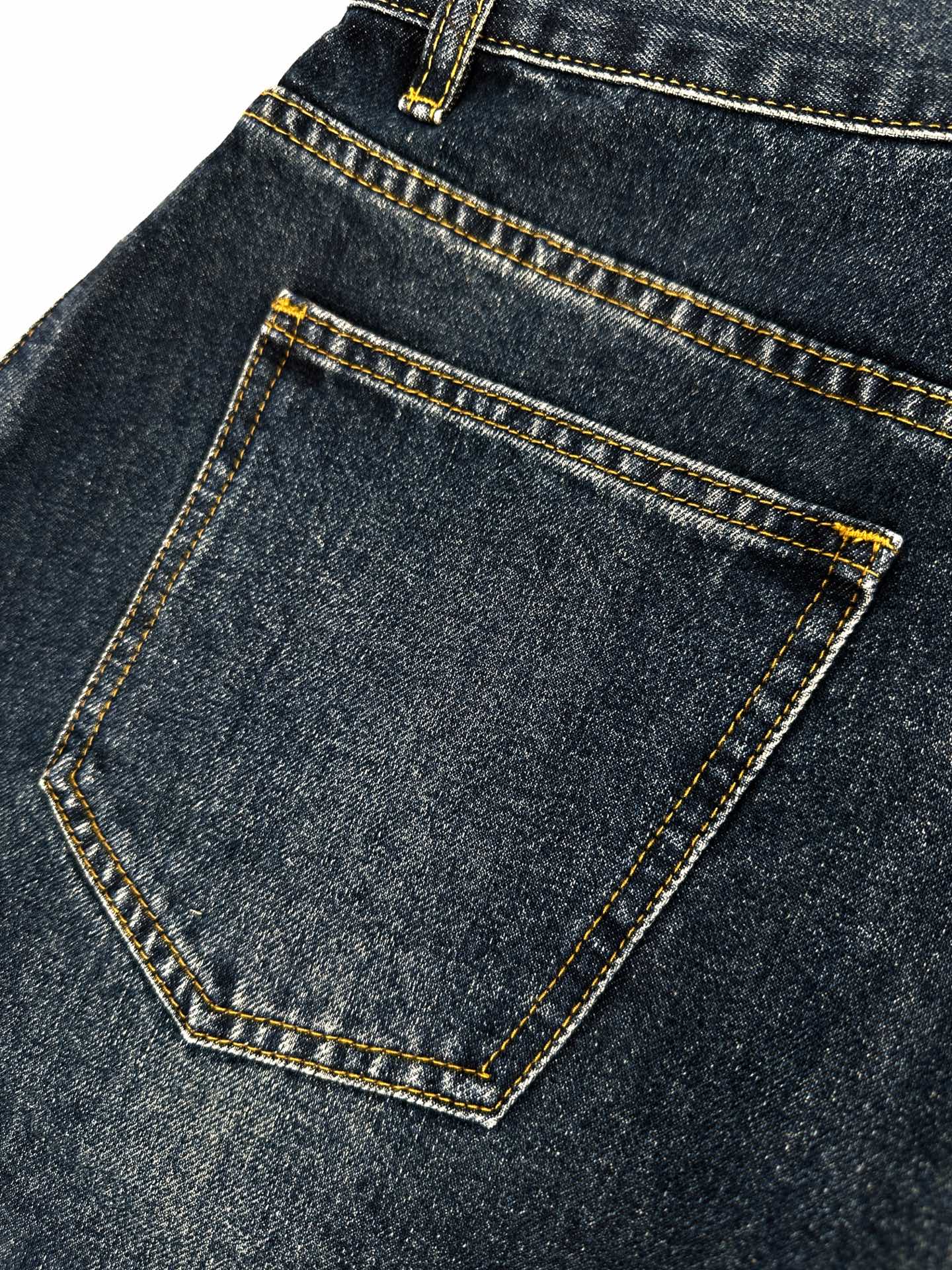2026 Women's GS Leather Asymmetric Jeans (DD178)