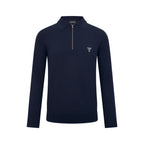 2026 New Model GS Embroidered Zipper Long-Sleeved Polo Shirt (25317-B20)