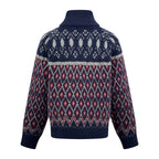 2026 New GS Geometric Sweater Jacket with All-Over Embellishment (25394-C10)