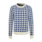 2026 New Style GS Embroidered Peacock Pattern Plaid Knitted Sweater (AA640-B40)