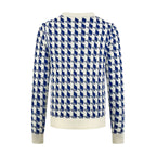 2026 New Style GS Embroidered Peacock Pattern Plaid Knitted Sweater (AA640-B40)