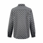 2026 New GS Full-Print Check Jacquard Shirt (BB720-B50)