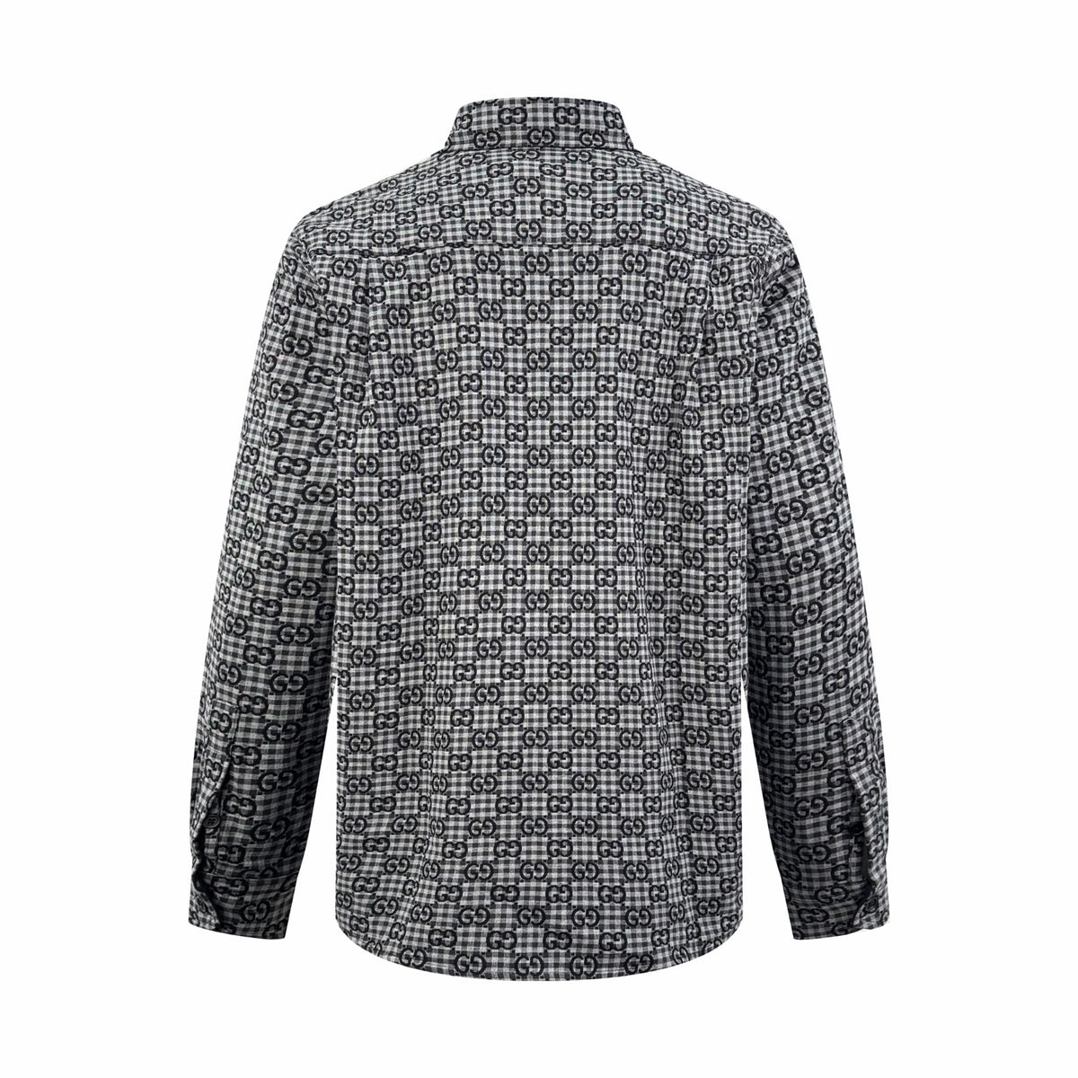2026 New GS Full-Print Check Jacquard Shirt (BB720-B50)