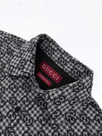 2026 New GS Full-Print Check Jacquard Shirt (BB720-B50)