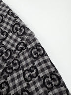 2026 New GS Full-Print Check Jacquard Shirt (BB720-B50)