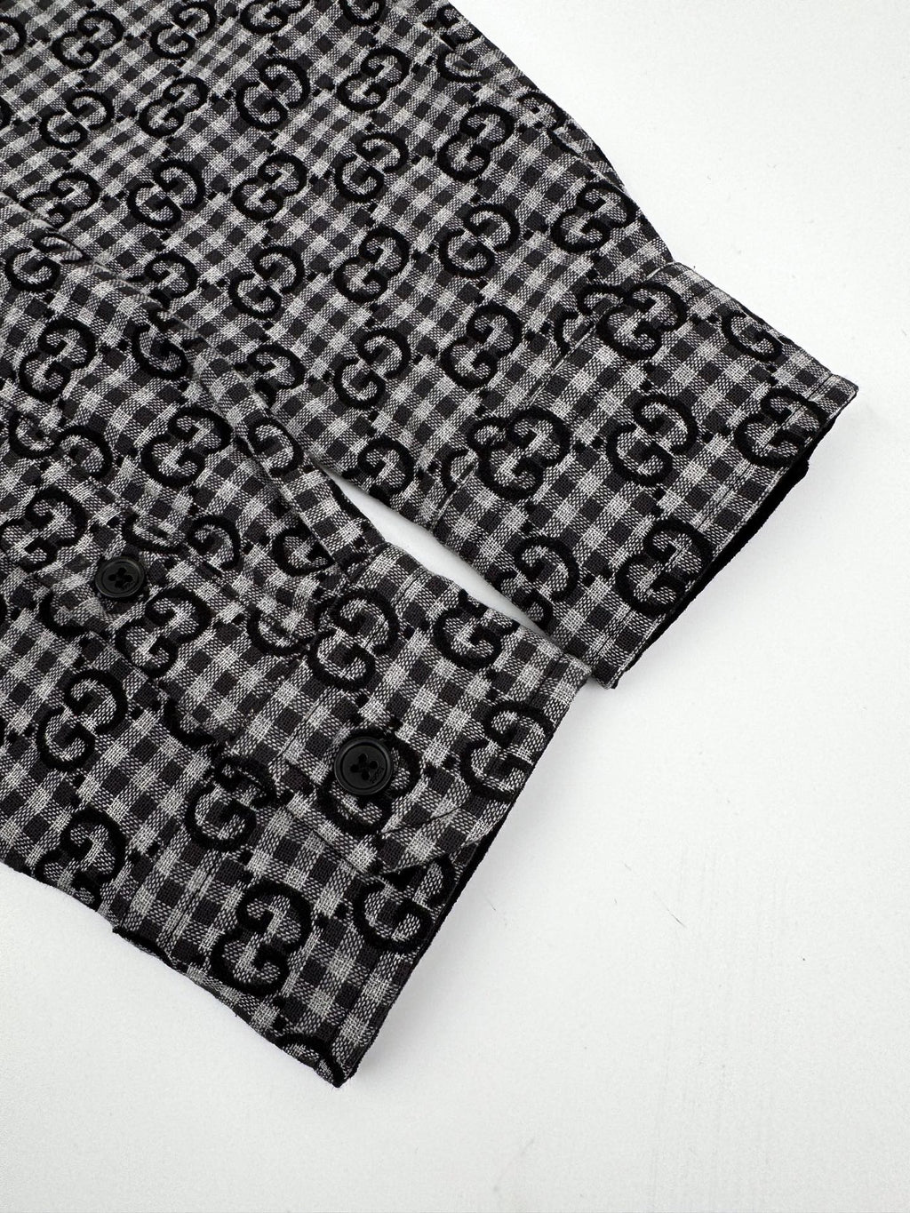 2026 New GS Full-Print Check Jacquard Shirt (BB720-B50)