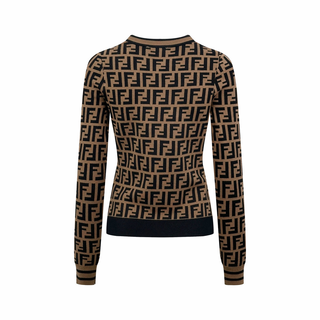 2026 Women's GS Full-Print Round-neck Sweater (DD170)