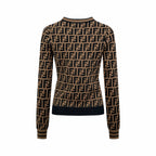 2026 Women's GS Full-Print Round-neck Sweater (DD170)