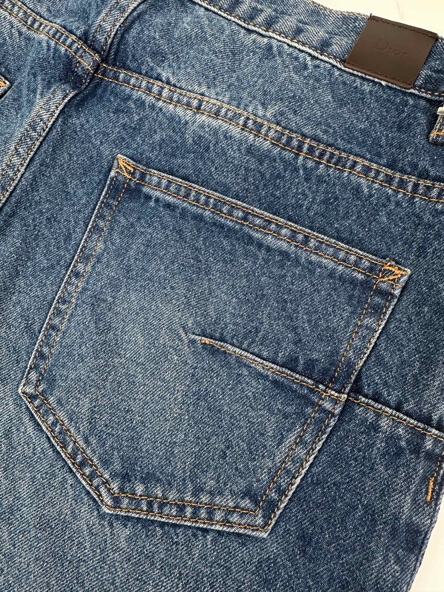 2026 New Style GS Laser Embroidered Denim Jeans (BB4008-B35)