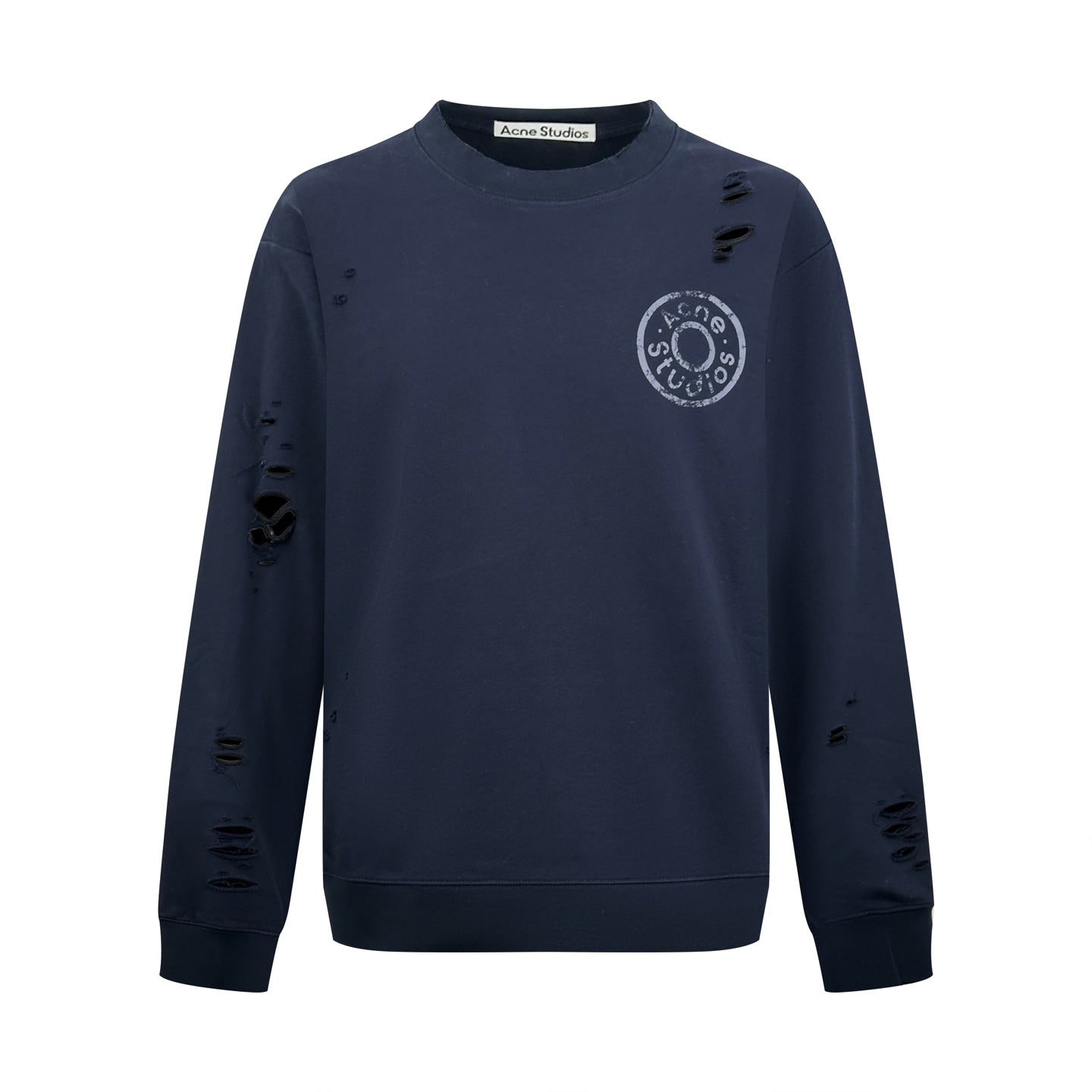 2026 New Model GS Hole-Embossed Vintage Logo Sweatshirt (AA695-A90)