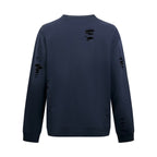 2026 New Model GS Hole-Embossed Vintage Logo Sweatshirt (AA695-A90)