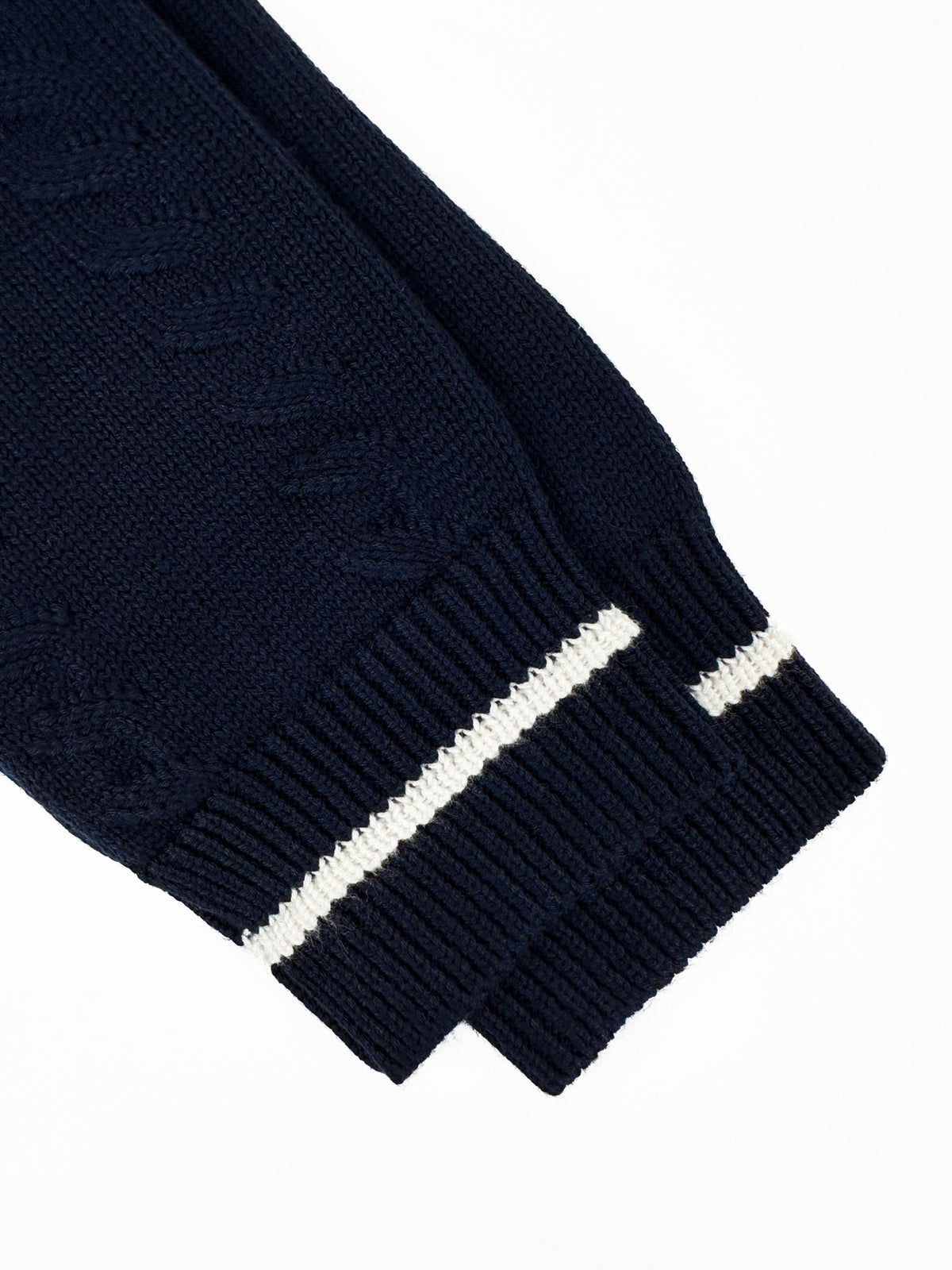 2026 New Model GS Embroidered Twisted Knit V-Neck Sweater (AA675-B25)