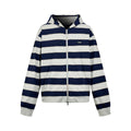 2026 New Model GS Logo Striped Hooded Coat (AA672-B75)