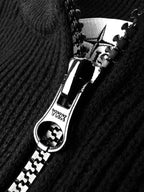 2026 New Model GS Badge Standing Collar Knit Sweater (AA1003-B10)