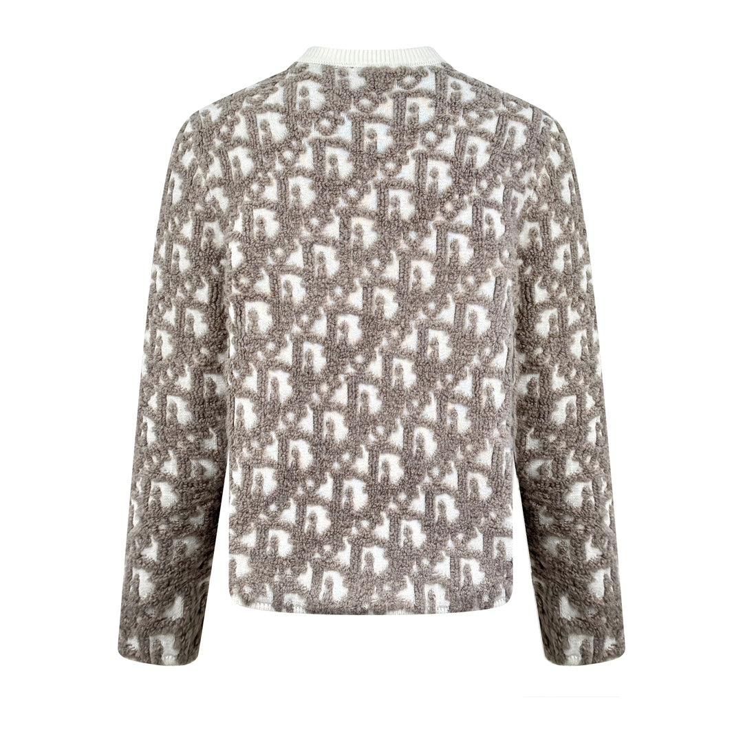 2026 New Style GS Printed Cotton Sweater Coat (25330-B95)