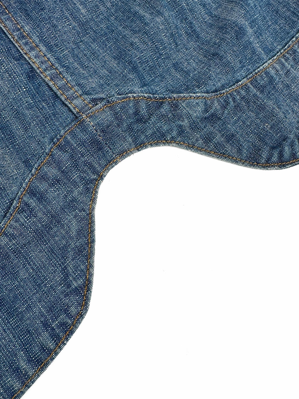 2026 Women's GS Leather Patch Denim Jacket (EE436)
