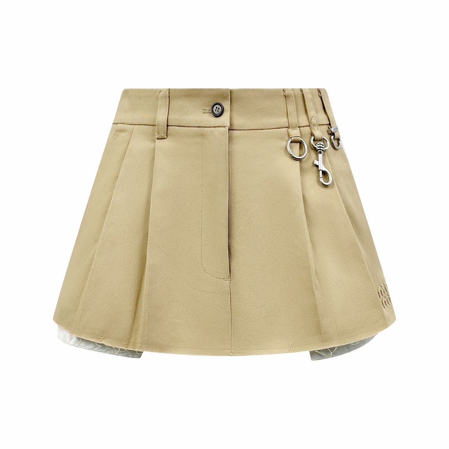 2026 Women's GS Logo Metallic Short Skirt (FF796)