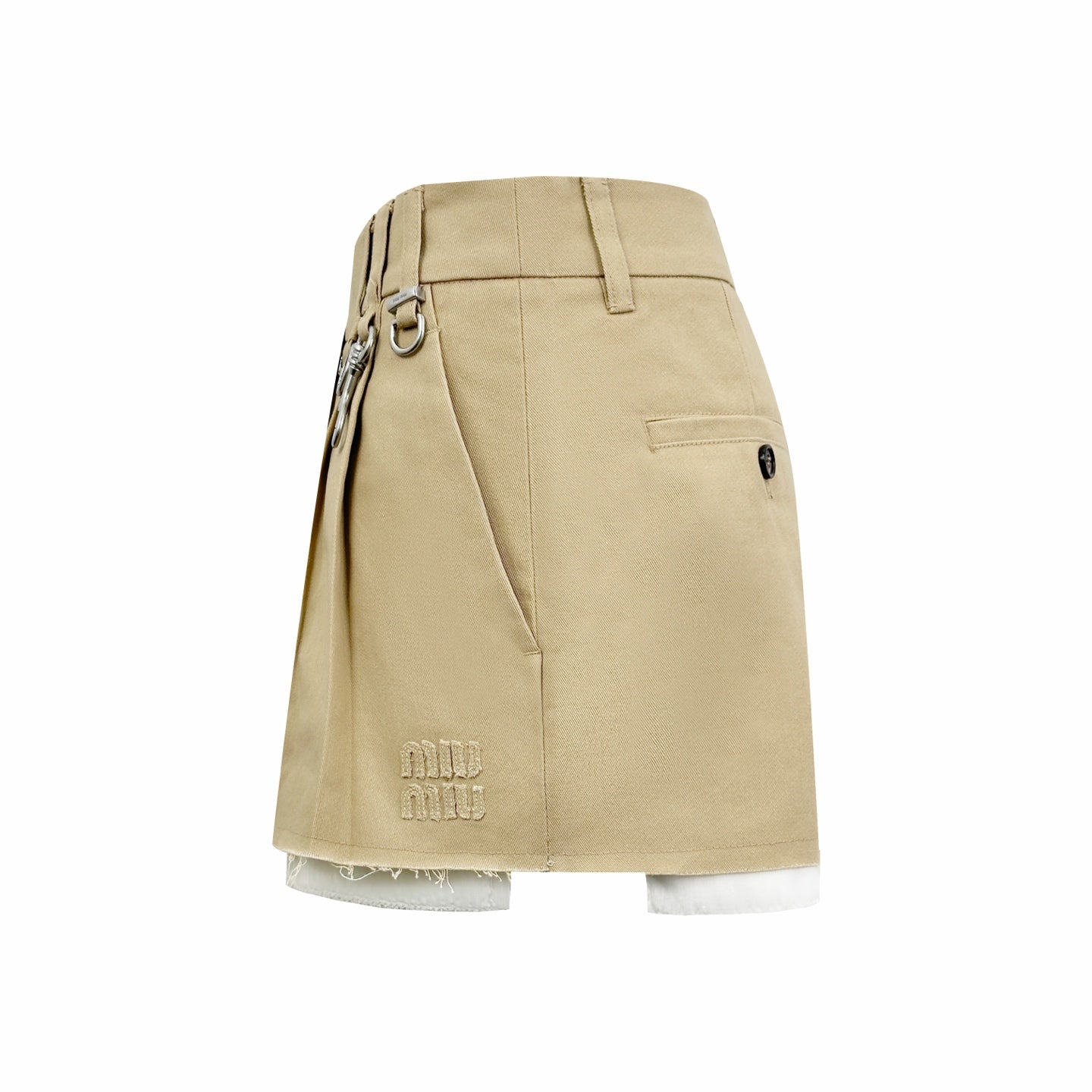 2026 Women's GS Logo Metallic Short Skirt (FF796)