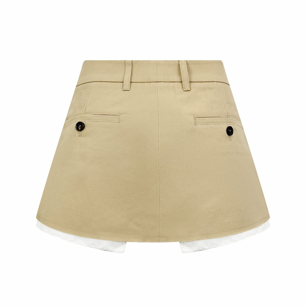 2026 Women's GS Logo Metallic Short Skirt (FF796)