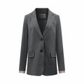 2026 Women's GS Logo Single-Piece Wool Suit (EE430)