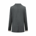 2026 Women's GS Logo Single-Piece Wool Suit (EE430)