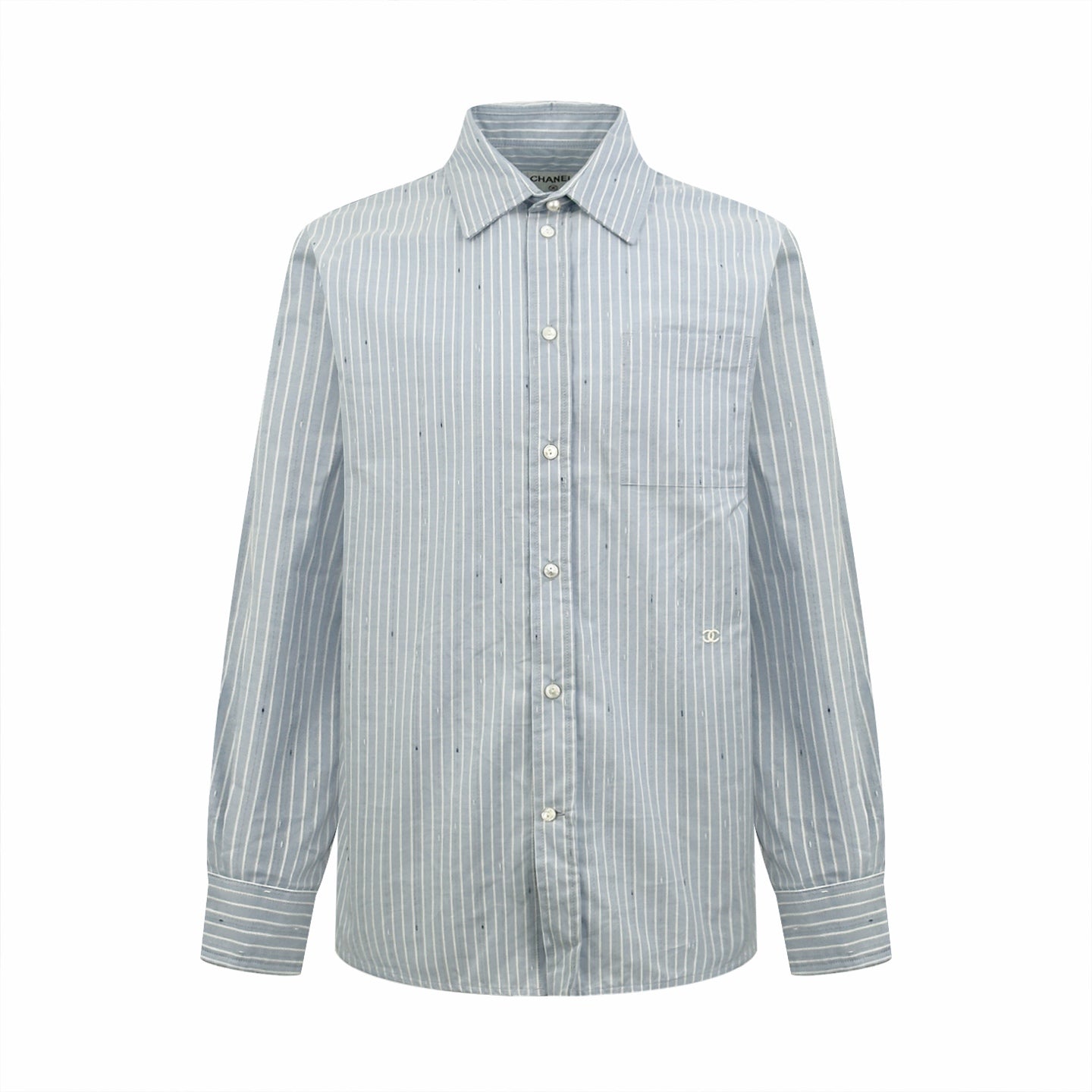 2026 Women's GS Double C Embroidered Striped Shirt (FF804)