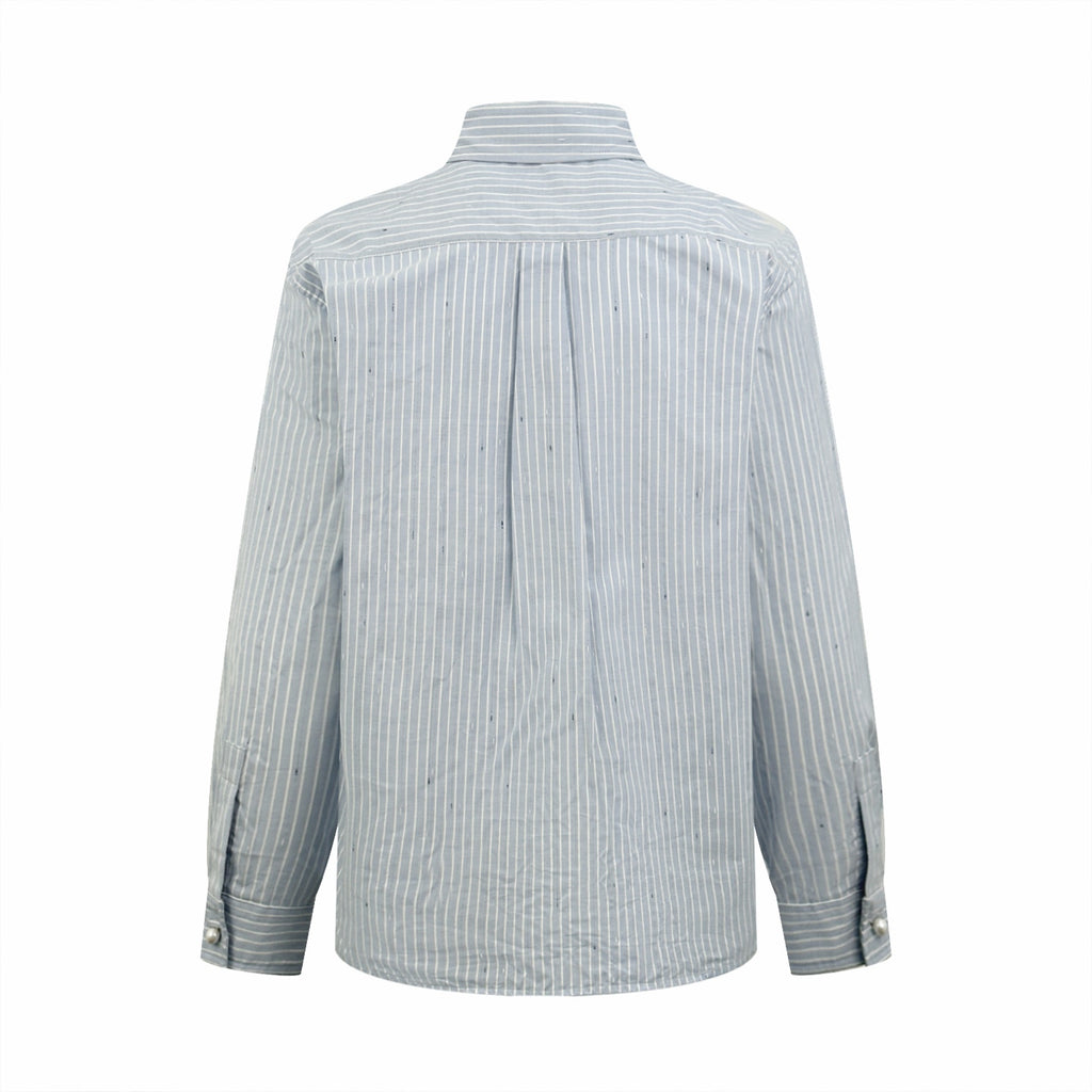 2026 Women's GS Double C Embroidered Striped Shirt (FF804)