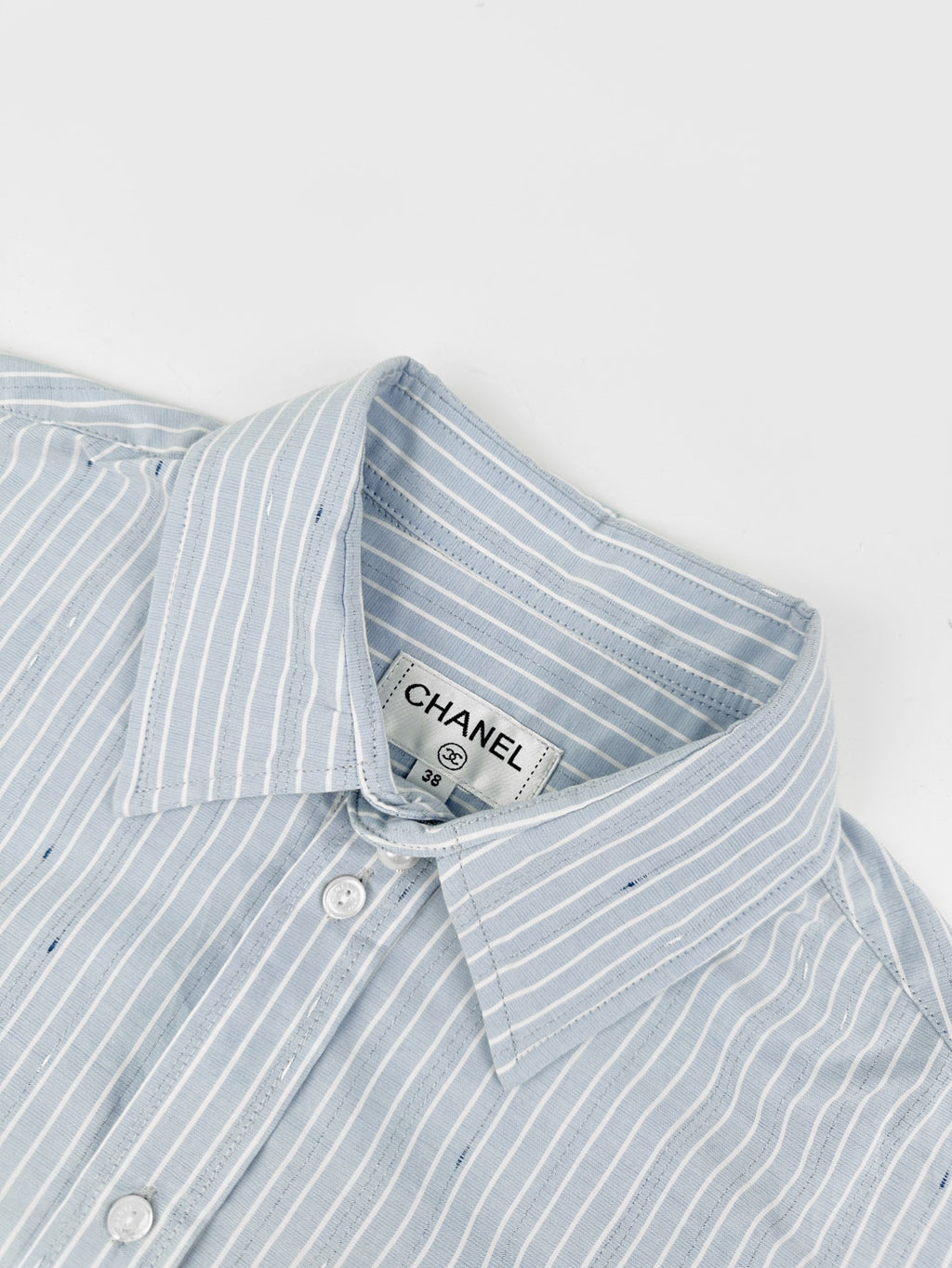 2026 Women's GS Double C Embroidered Striped Shirt (FF804)
