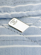 2026 Women's GS Double C Embroidered Striped Shirt (FF804)