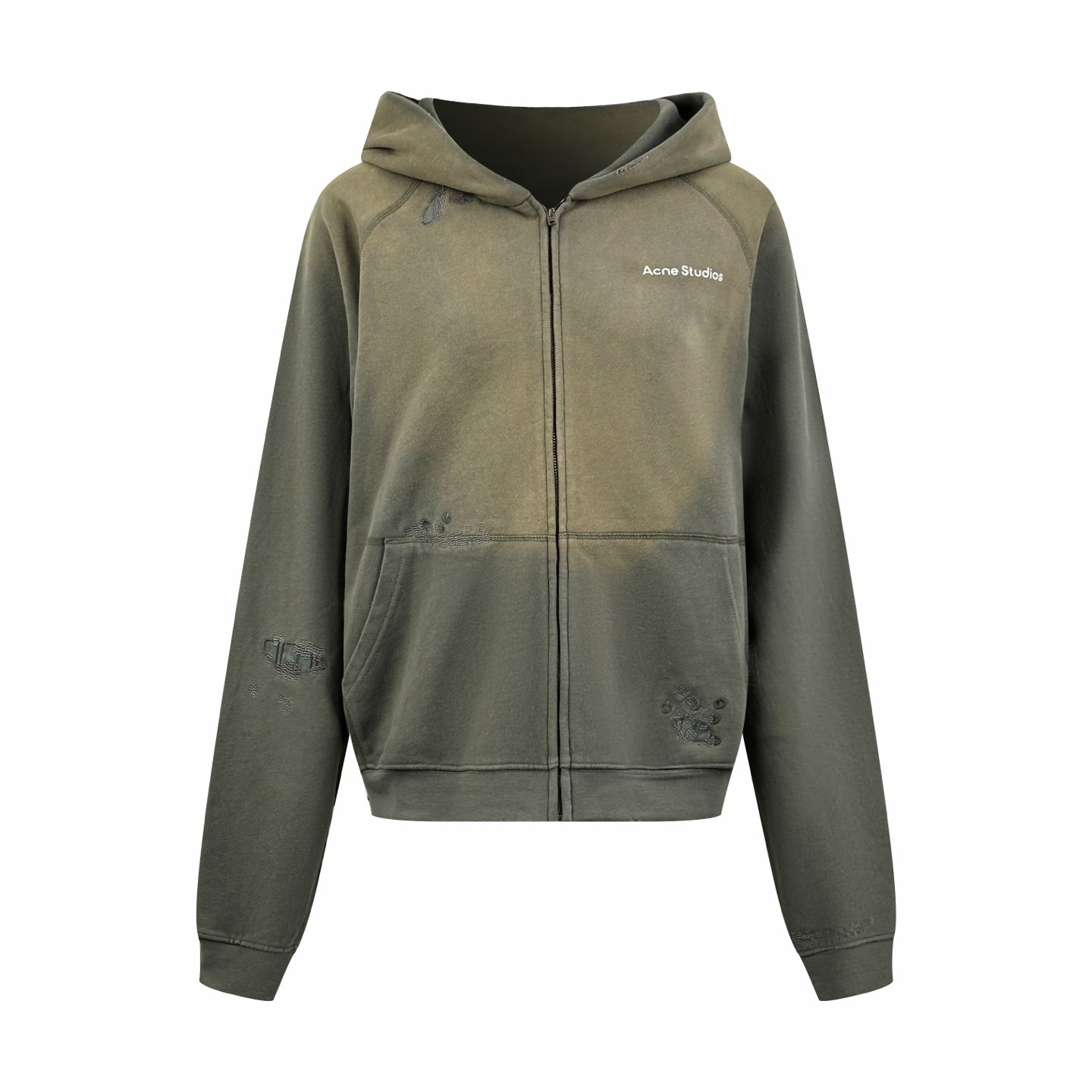 2026 Women's GS Printed Weathered Logo Hooded Coat (FF782)