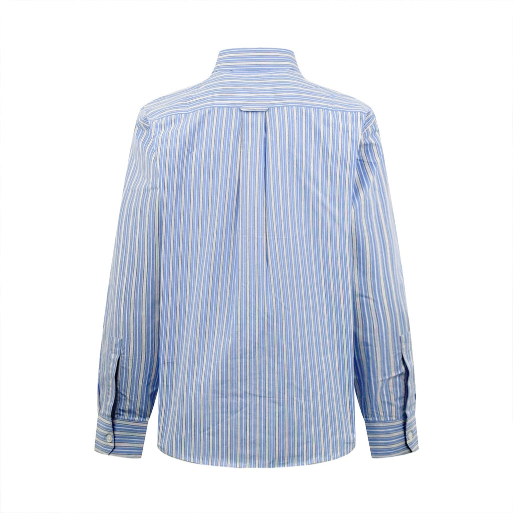 2026 New Edition GS Logo Embroidered Striped Shirt (BB4004-B35)