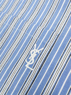 2026 New Edition GS Logo Embroidered Striped Shirt (BB4004-B35)