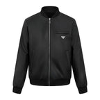 2026 New GS Two-Sided Wear Leather Plain Weave Jacket (25288-D10)