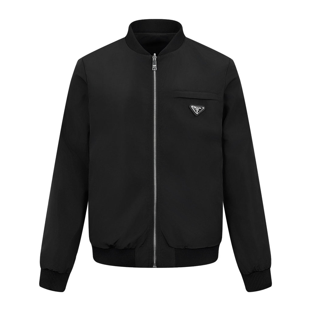 2026 New GS Two-Sided Wear Leather Plain Weave Jacket (25288-D10)