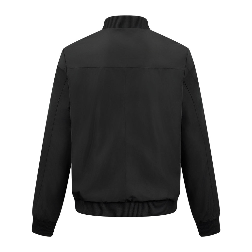2026 New GS Two-Sided Wear Leather Plain Weave Jacket (25288-D10)