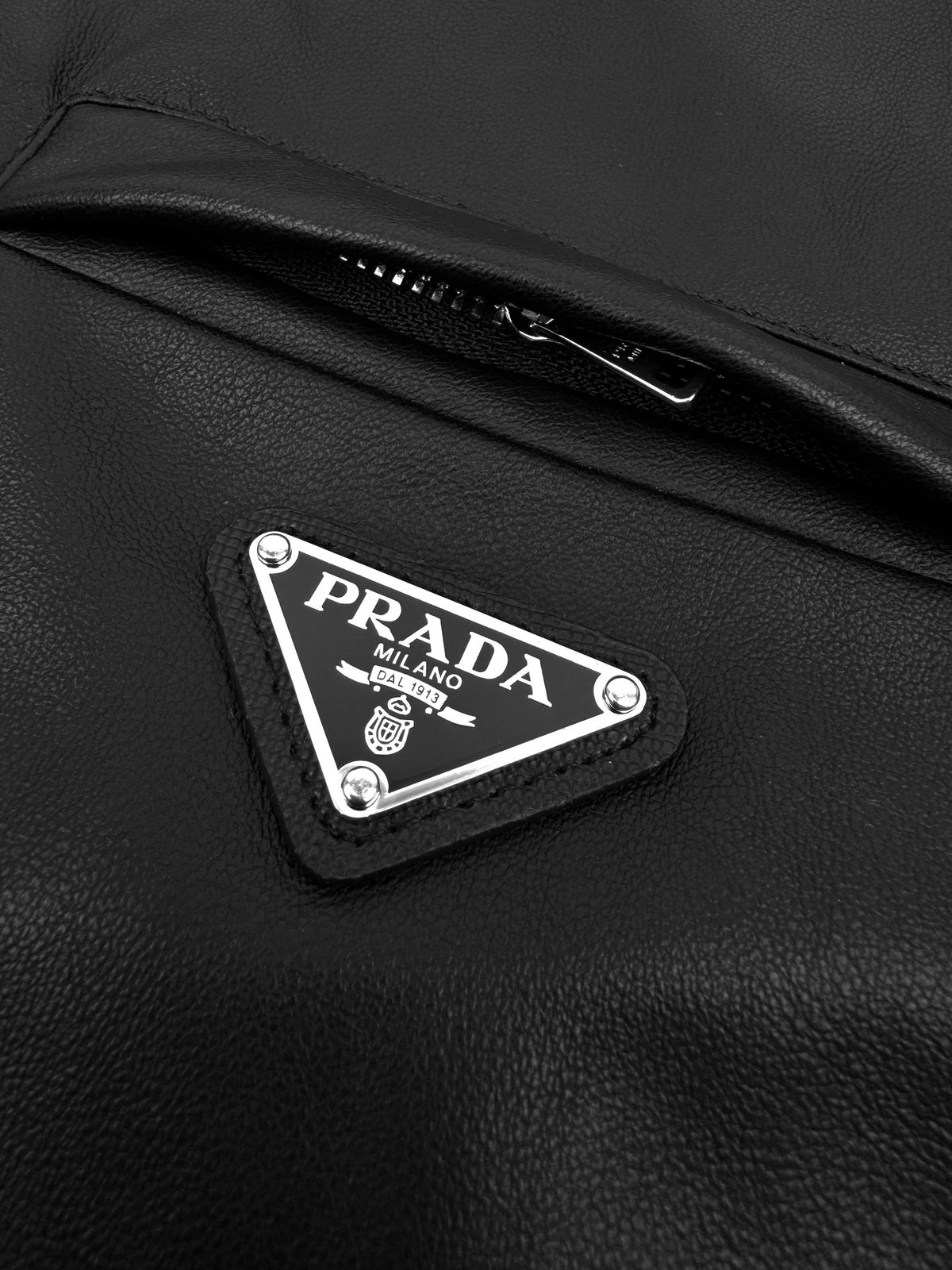 2026 New GS Two-Sided Wear Leather Plain Weave Jacket (25288-D10)