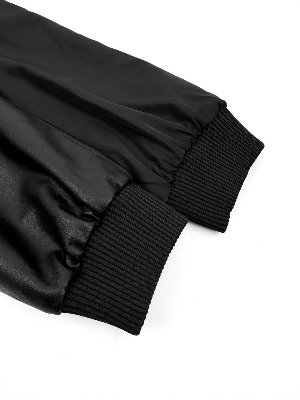 2026 New GS Two-Sided Wear Leather Plain Weave Jacket (25288-D10)